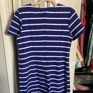 Blue and white Gap thick T-shirt style dress